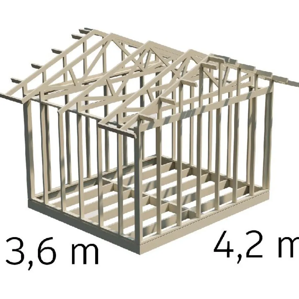 Clearance Piharakennuksen runkopaketti , eri kokoja Ulkovarastot|Kesämökit