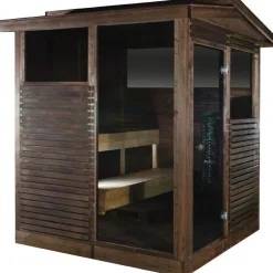 Discount Pihasauna Kota, 4m², Narvi NC 16 -kiuaspaketilla Pihasaunat Ilman Rakennuslupaa