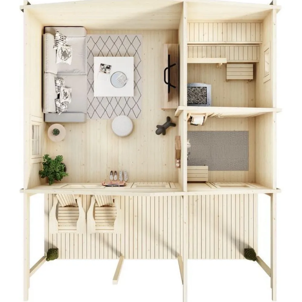 Pihasauna 205 Sotka, 20m²*Luoman Lillevilla New