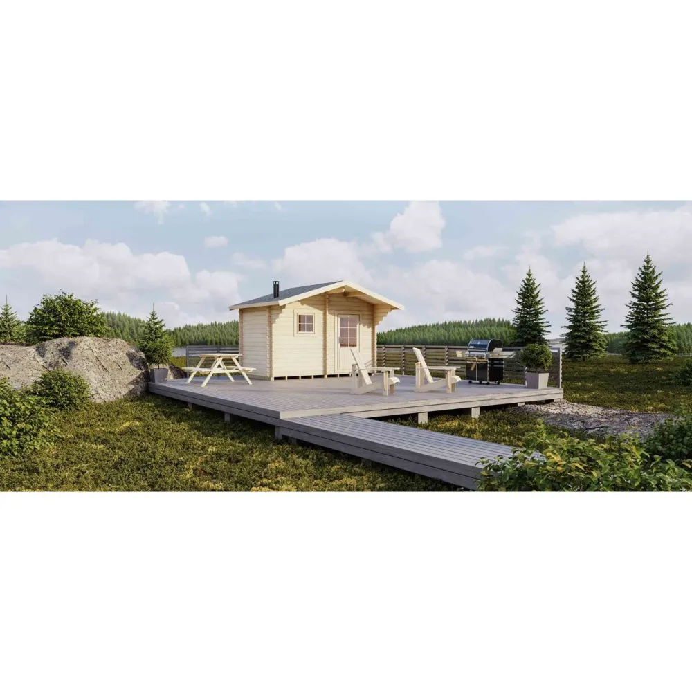 Sale Pihasauna 10 Kulovesi 7,6 m² Pihasaunat Ilman Rakennuslupaa|Saunamökit
