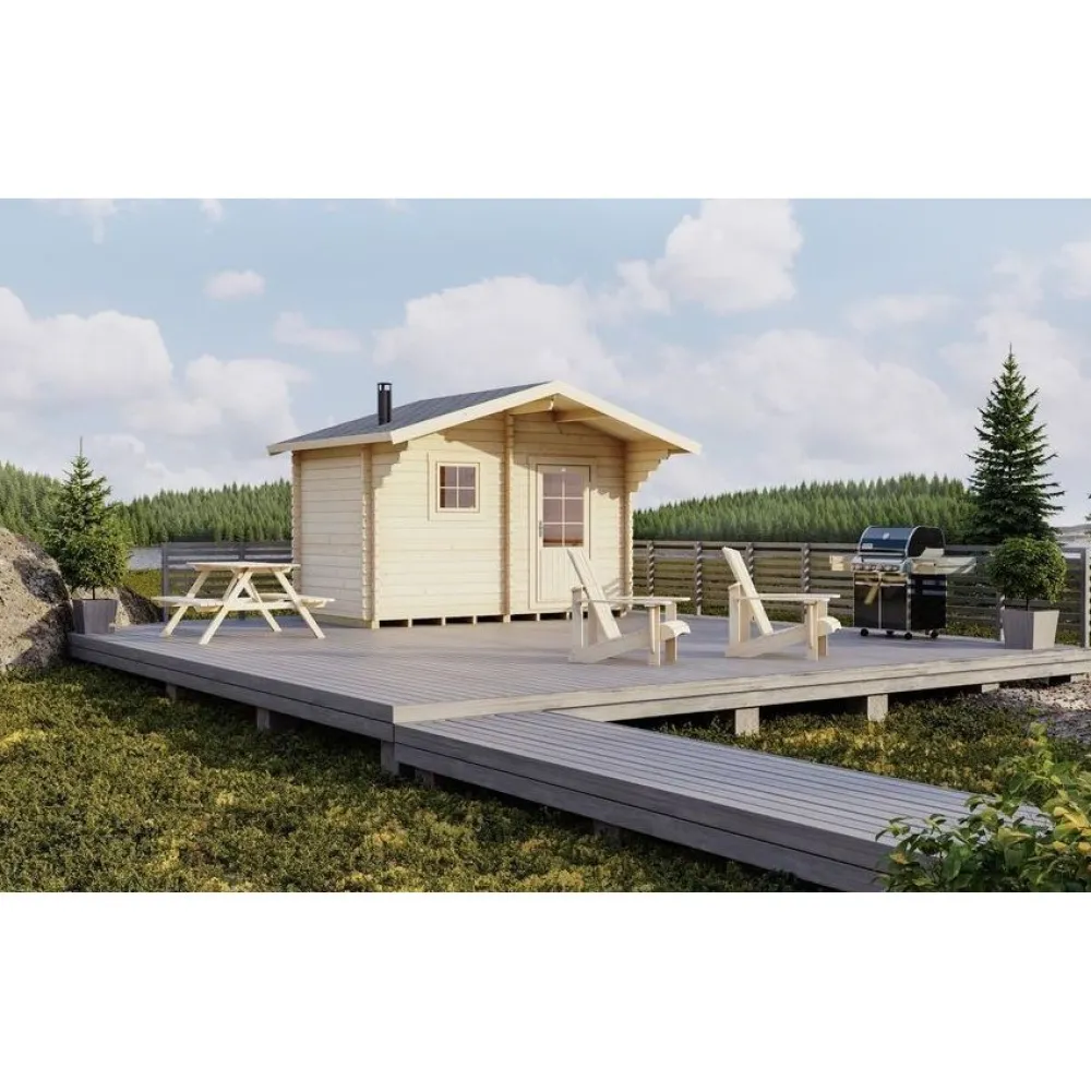 Sale Pihasauna 10 Kulovesi 7,6 m² Pihasaunat Ilman Rakennuslupaa|Saunamökit