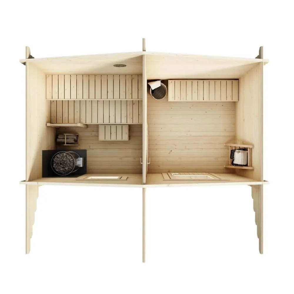 Sale Pihasauna 10 Kulovesi 7,6 m² Pihasaunat Ilman Rakennuslupaa|Saunamökit