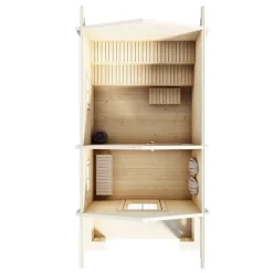 Online Pihasauna 7-5 Tiira 10,3 + 2,3 m² Saunamökit