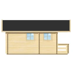 Online Pihasauna 7-5 Tiira 10,3 + 2,3 m² Saunamökit