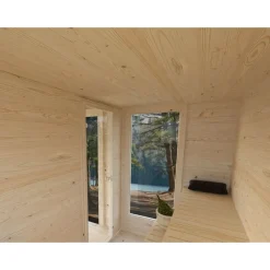 Hot Pihasauna Sanna, sis.liukuovet 12,8 m² Pihasaunat Ilman Rakennuslupaa