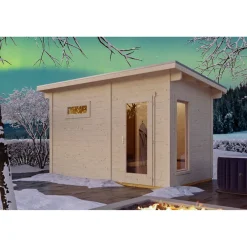 Online Pihasauna Helsinki 4, 8,3m² Pihasaunat Ilman Rakennuslupaa|Saunamökit