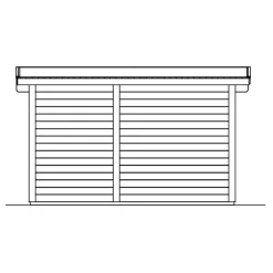 Online Pihasauna Helsinki 4, 8,3m² Pihasaunat Ilman Rakennuslupaa|Saunamökit