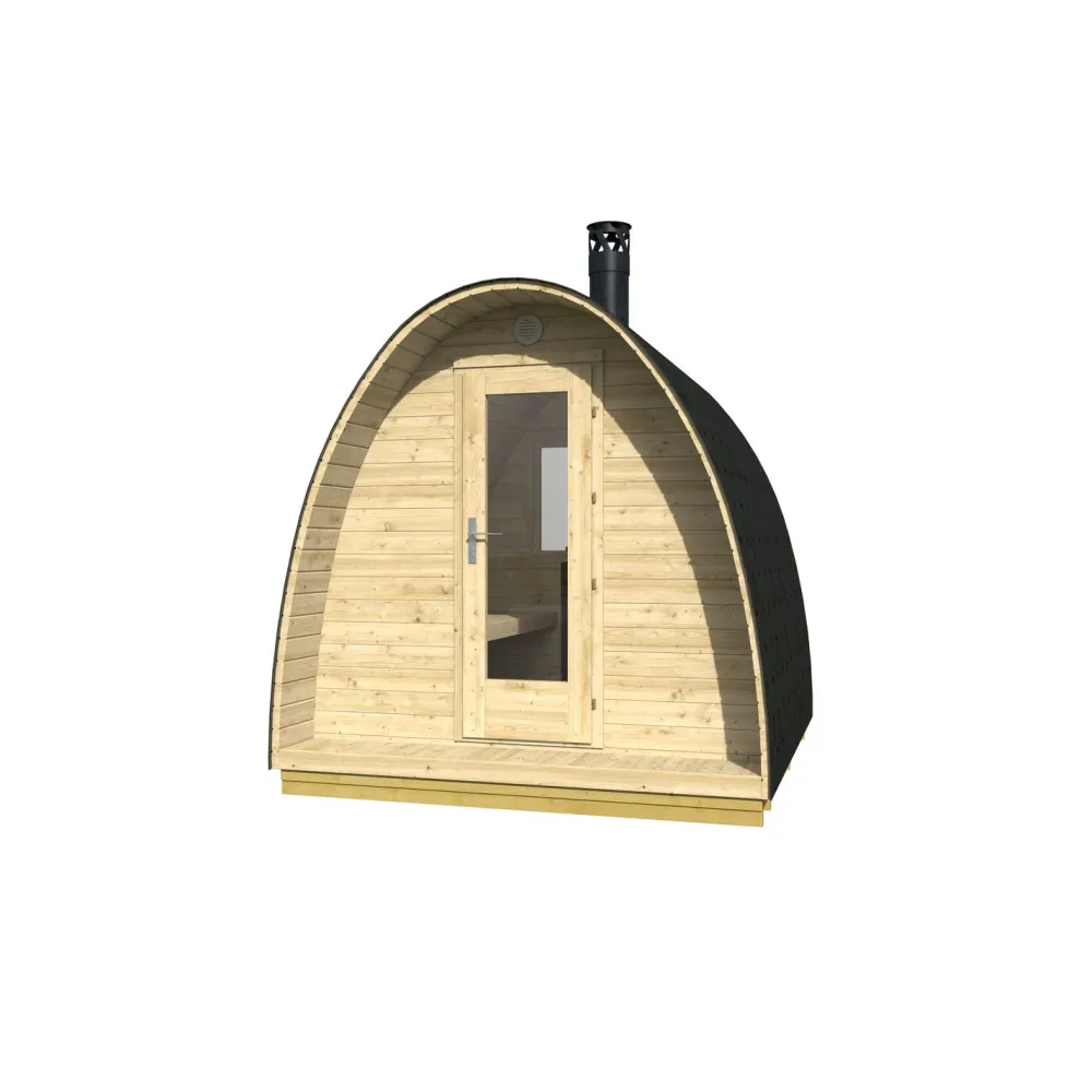 Outlet Pihasauna Bianca 6m² Pihasaunat Ilman Rakennuslupaa