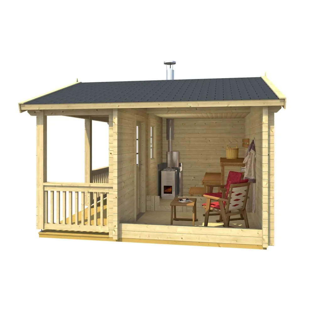 Pihasauna Kalevi 15.1m²*Tene