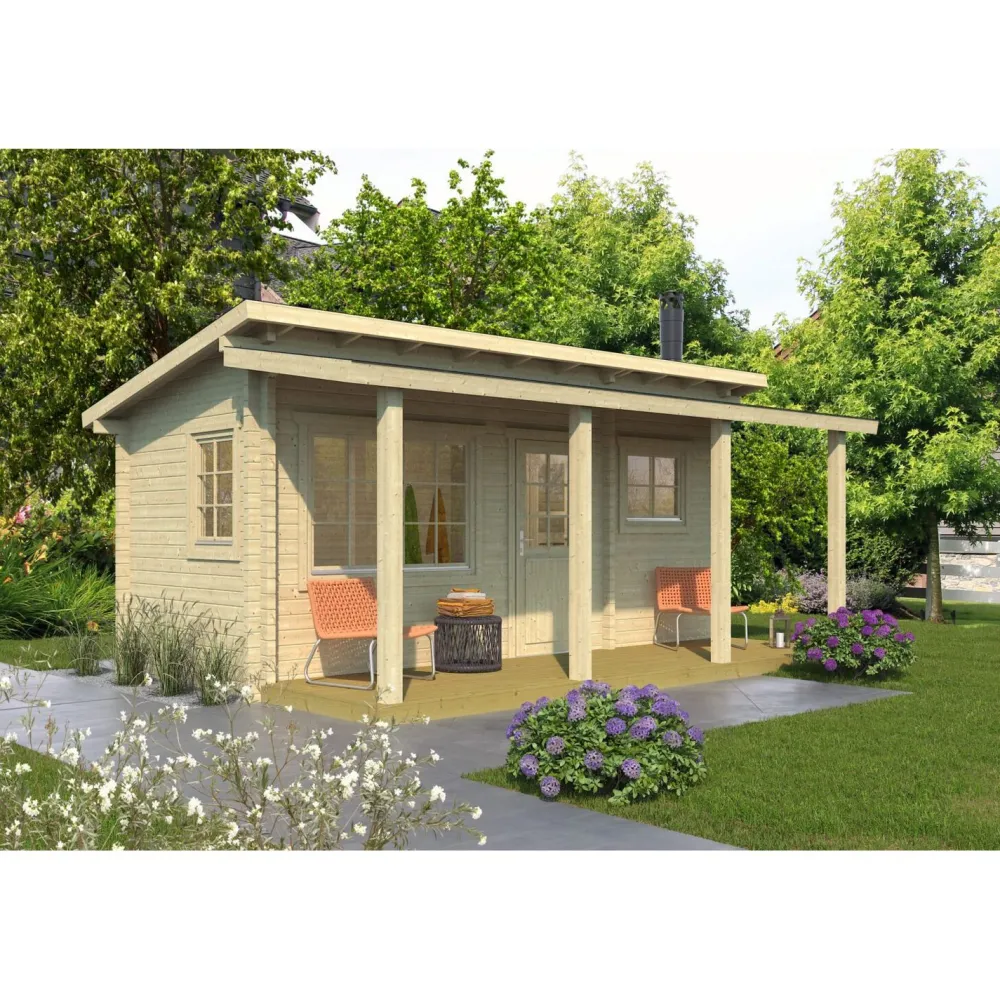 Discount Pihasauna Moderni 19, 13m² Pihasaunat Ilman Rakennuslupaa
