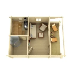Pihasauna Pekka 23.9m²*Tene New