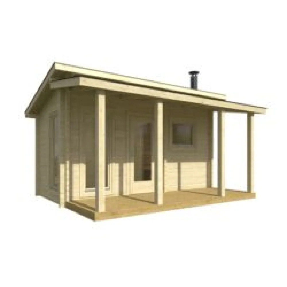 Clearance Pihasauna Tahko 10m² Pihasaunat Ilman Rakennuslupaa