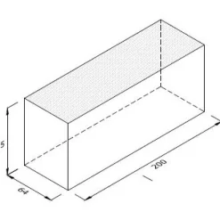 Clearance Pihatiili Penter DF 200x64x85 mm Siena Muut Pihakivet Ja Tarvikkeet