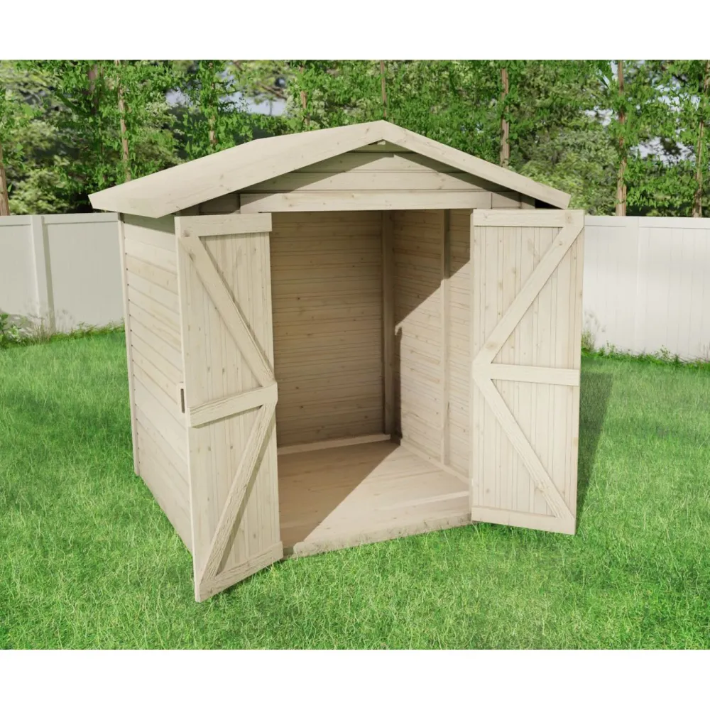 Pihavajan lattia 2x2m (Tee-se-itse)*Miljöökoriste New