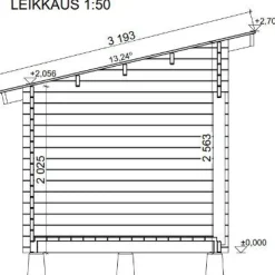 Sale Pihavarasto/lato P-M, 10m², pulpettikatto Ulkovarastot