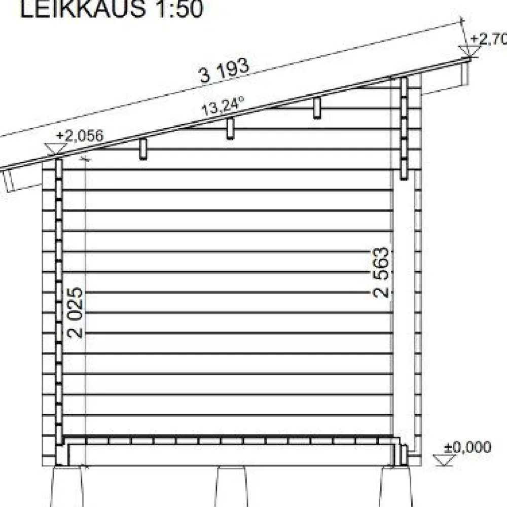 Sale Pihavarasto/lato P-M, 10m², pulpettikatto Ulkovarastot