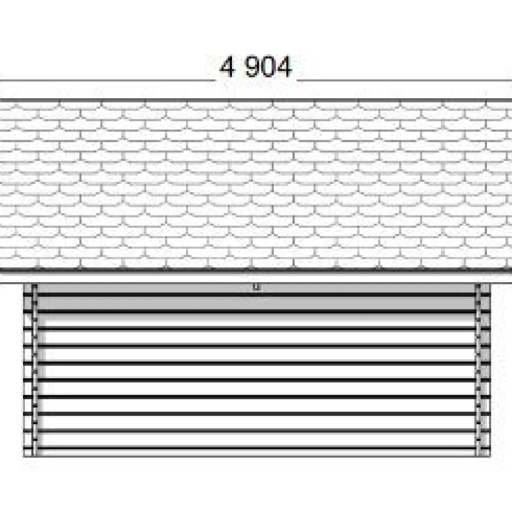Best Pihavarasto/lato R-L, 16m², rakomallinen Rakoliiterit