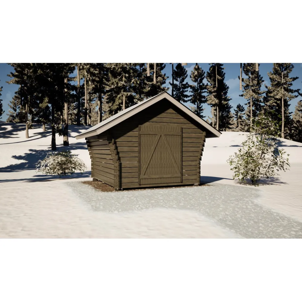New Pihavarasto/lato R-M, 10m², rakomallinen Rakoliiterit