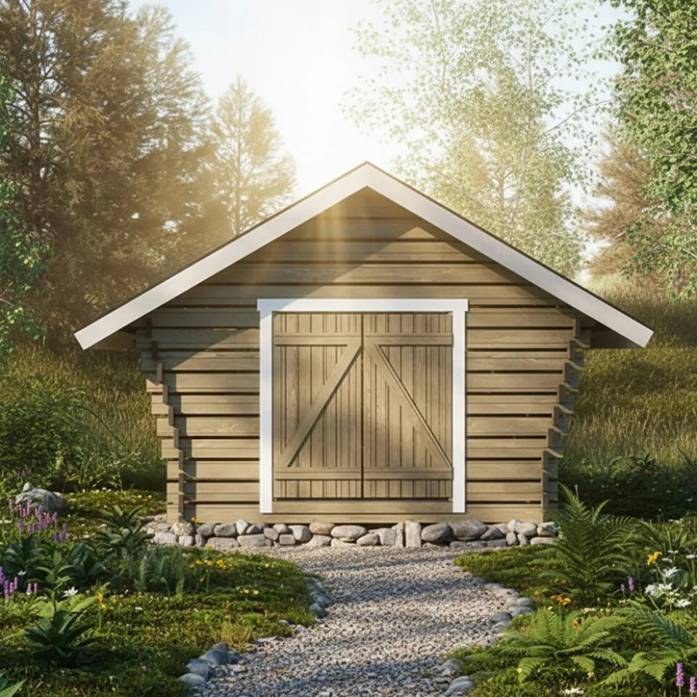 New Pihavarasto/lato R-M, 10m², rakomallinen Rakoliiterit