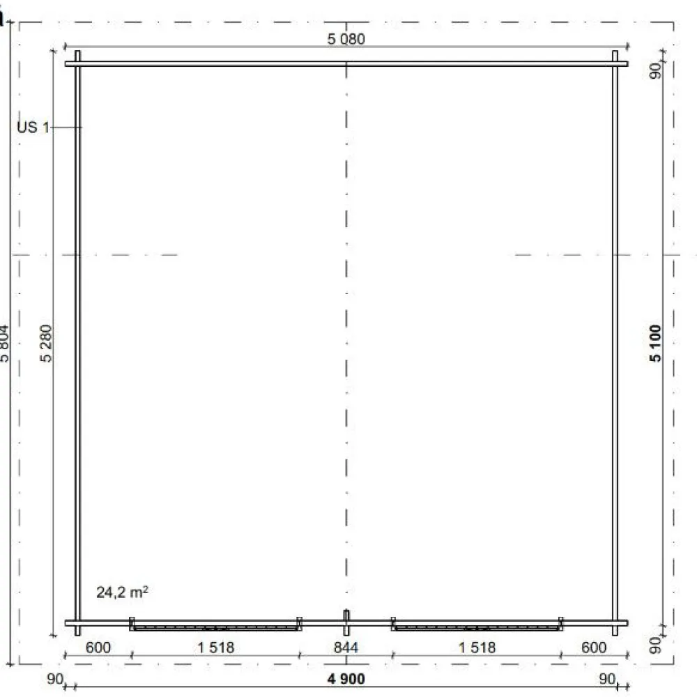 Pihavarasto/lato R-XXL, 25m², rakomallinen*LP Garden Online