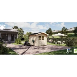 Pihavarasto 21 Kaarnikka 5,8 m²*Luoman Lillevilla
