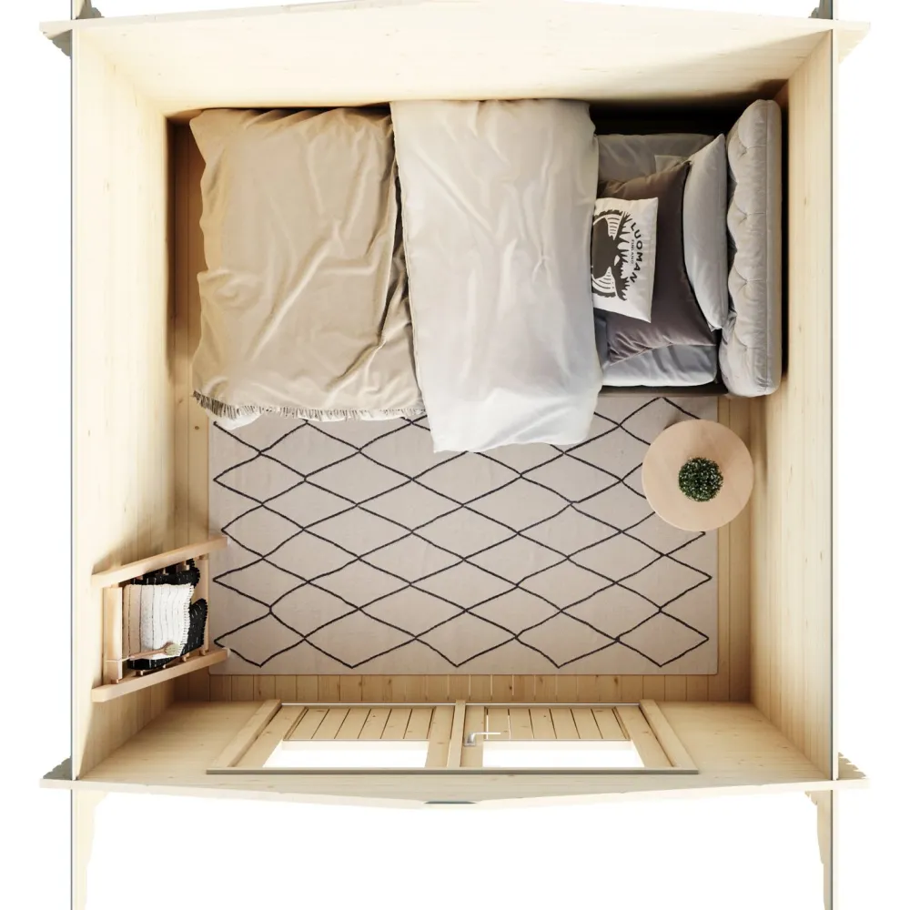 Pihavarasto 21 Kaarnikka 5,8 m²*Luoman Lillevilla
