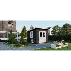 Pihavarasto 361 Harmaja, 6.25m² Puutarhavajat|Piharakennukset Ilman Rakennuslupaa