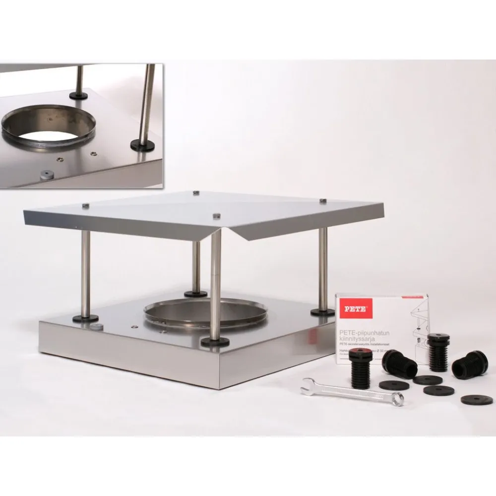 Hot Piipunhattu Schiedel Rondo Plus 320x320mm Ø160/190mm RV=250mm rst Piipunhatut