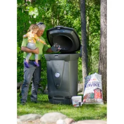 New Pikakompostori 220 Eco tummanharmaa Lämpökompostorit