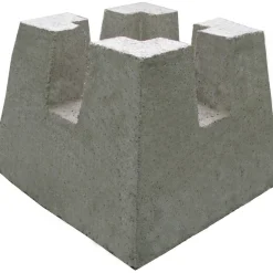 Pilarikivi TEPE 240x240x175 mm ponttirakenteella harmaa (hyötykorkeus 100 mm) Perustus Ja Maanrakennus