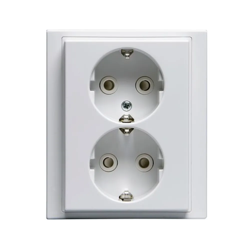 Pistorasia Impressivo 2S/16A/IP21 UPJ HL valkoinen*ABB New