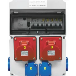 Pistorasiakeskus Standard 2kpl 3X16A PR + 4kpl schuko 16A IP44*Malmbergs Sale