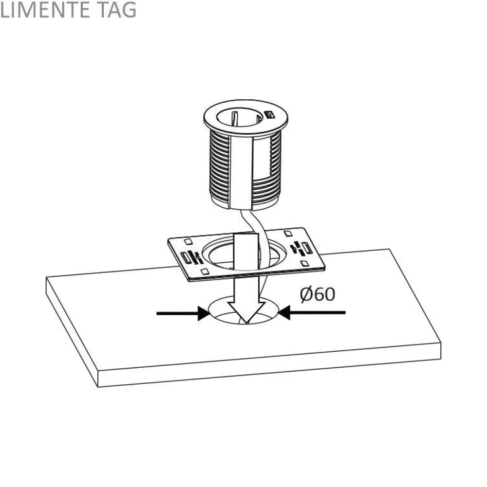 Best Pistorasia Tag-Slide USB A, IP20 240V Pistorasiat