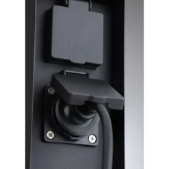 Pistorasiatolppa Rio 2 pistorasiaa 70x70x230mm IP44 antrasiitti*Paulmann Online