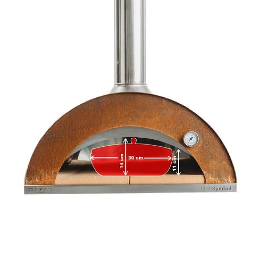 Pizzauuni Pizzo, jalustalla, 100x81x182cm*GrillSymbol Outlet