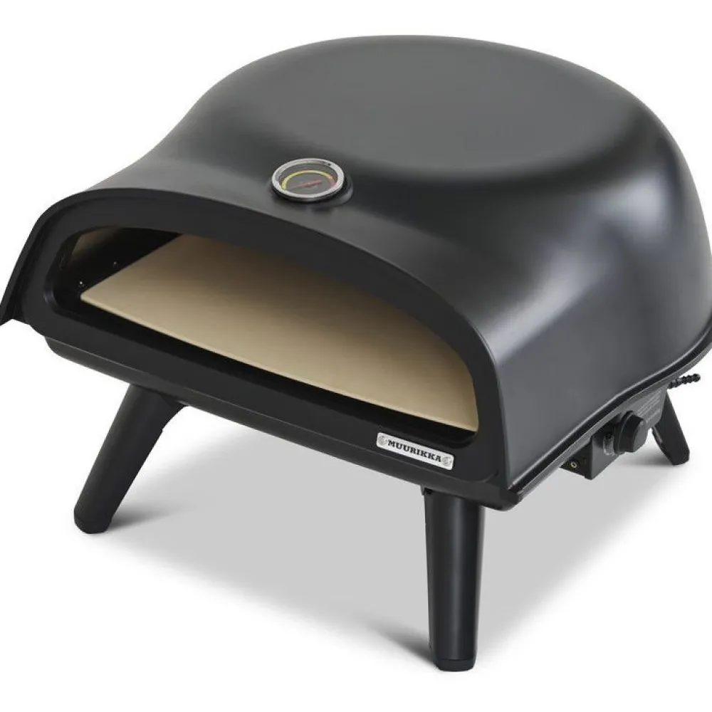 Best Pizzauuni 16", kaasu, musta Pizzauunit