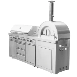 Hot Pizzauuni Classic Line Stainless Naples, puulämmitteinen, rst Pizzauunit