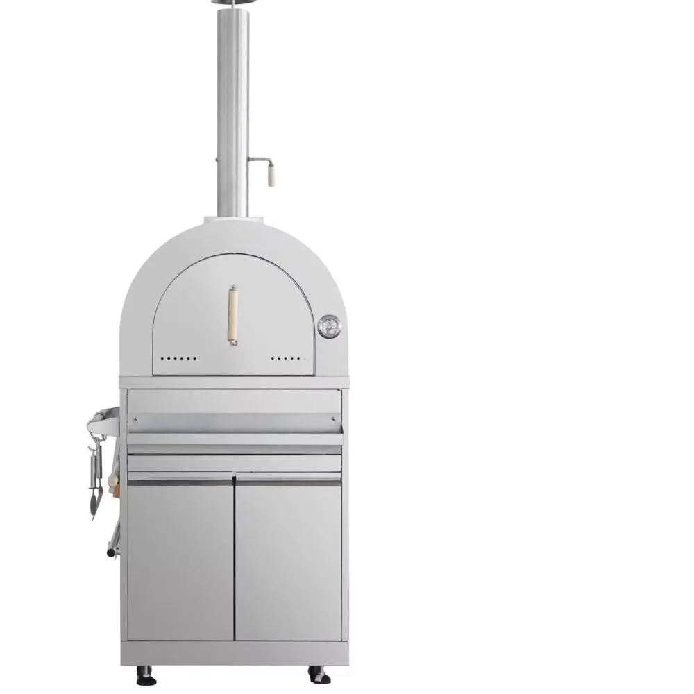 Pizzauuni Inox Range, puulämmitteinen, rst*Myoutdoorkitchen Discount