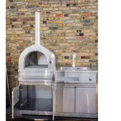 Pizzauuni Inox Range, puulämmitteinen, rst*Myoutdoorkitchen Discount
