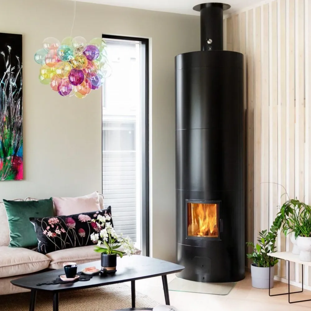 New Pönttöuuni Aida Mustikka 1650-2250x700mm varaava Pönttöuunit