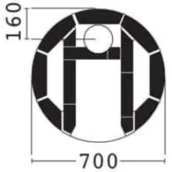 Discount Pönttöuuni Aleksandra 1800-2100x700 mm kaakelipinta eri värejä Pönttöuunit