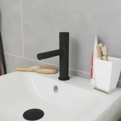 Pohjaventtiili Luna, pop-up, mattamusta*Lavabo Discount