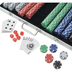 Pokerisarja 1000 pelimerkkiä alumiini*FinePRICE New
