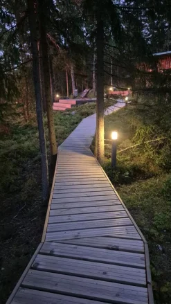 Pollarivalaisin Park P max 60W E27 Ø100x920 mm IP44 harmaa/kirkas*Airam Hot