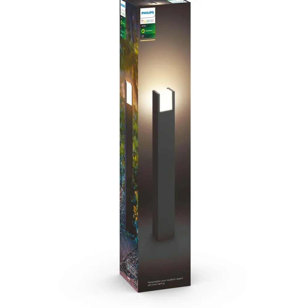 Pollarivalaisin White Fuzo 77 cm musta*Philips Hue Hot