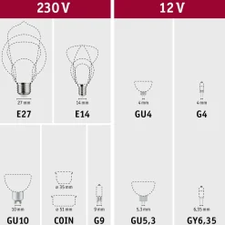 Hot Polttimo Standard 230V LED Reflector GU10 Flat 37mm, 3-Step-Dim, valkoinen, eri vaihtoehtoja Lamput Ja Polttimot