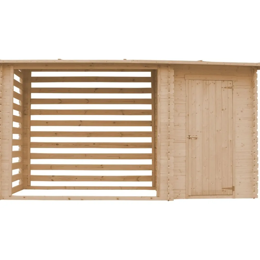 New Polttopuukatos ja pihavaja M205, 3.64m² Polttopuukatokset