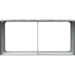 Polttopuukatos 163x83x154cm, galvanoitu teräs, vihreä*FinePRICE Hot
