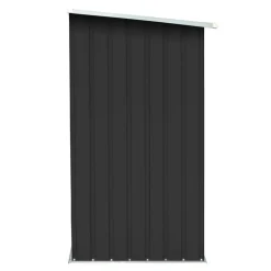 Clearance Polttopuukatos 163x83x154cm, galvanoitu teräs, antrasiitti Polttopuukatokset