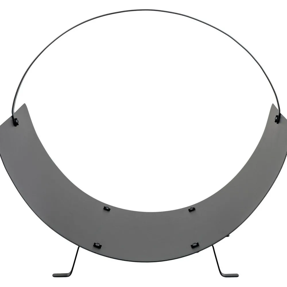 New Polttopuukori/-teline Tires, 40x35x33.5cm, musta teräs Polttopuutelineet|Takkavälineet